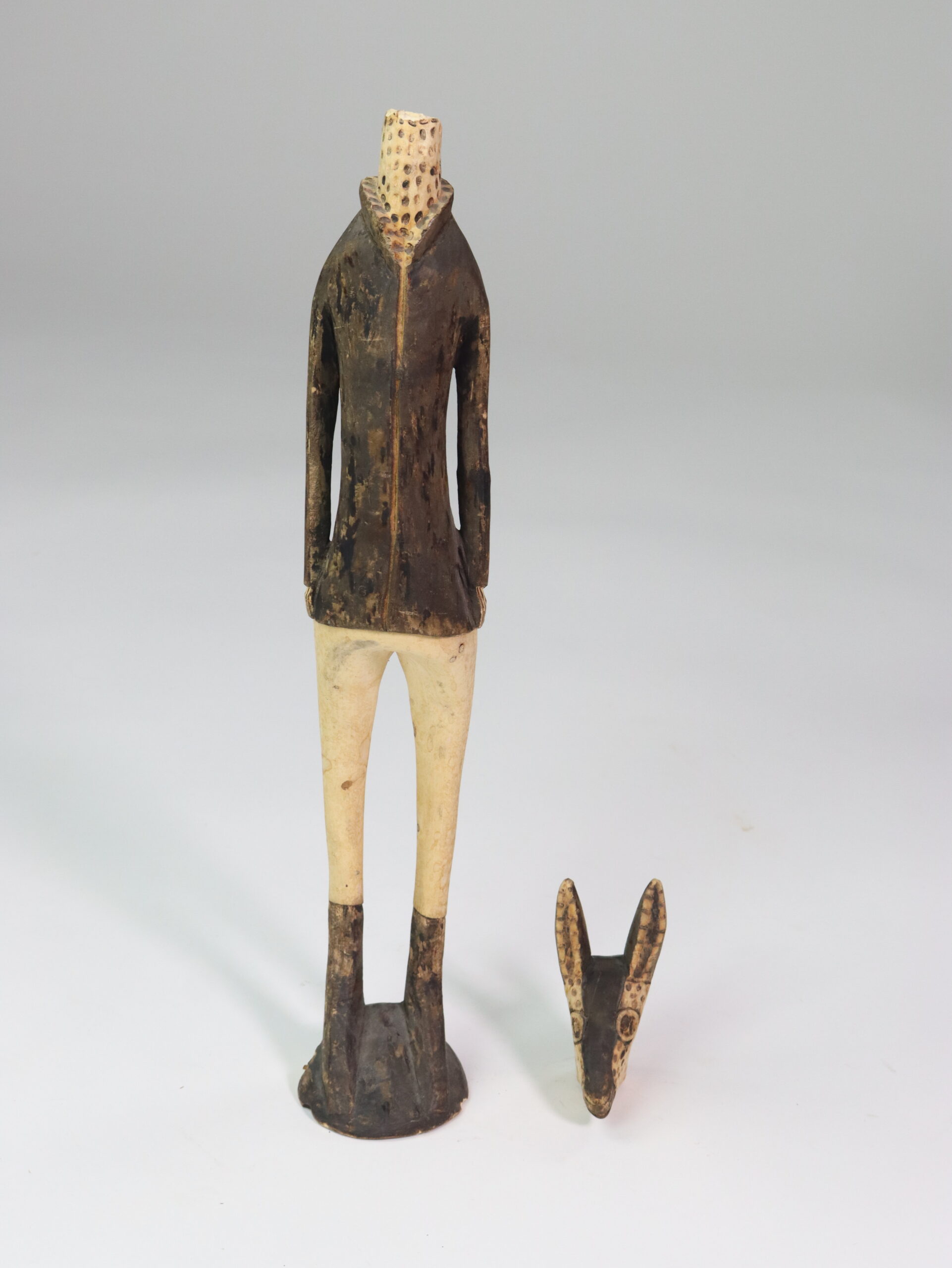 Carved Statue of Animal (Giraffe/Antelope)